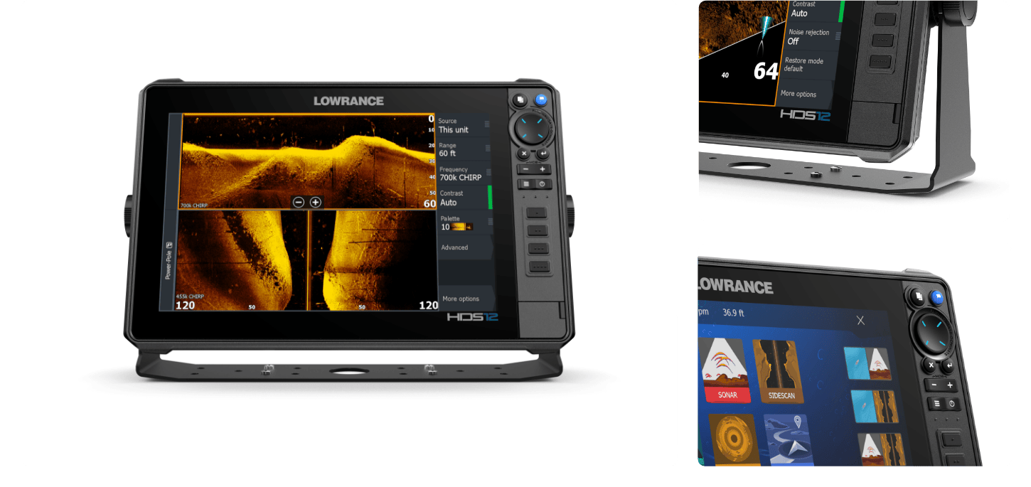 Lowrance HDS PRO Fishfinders and Chartplotters with C-MAP DISCOVER OnBoard