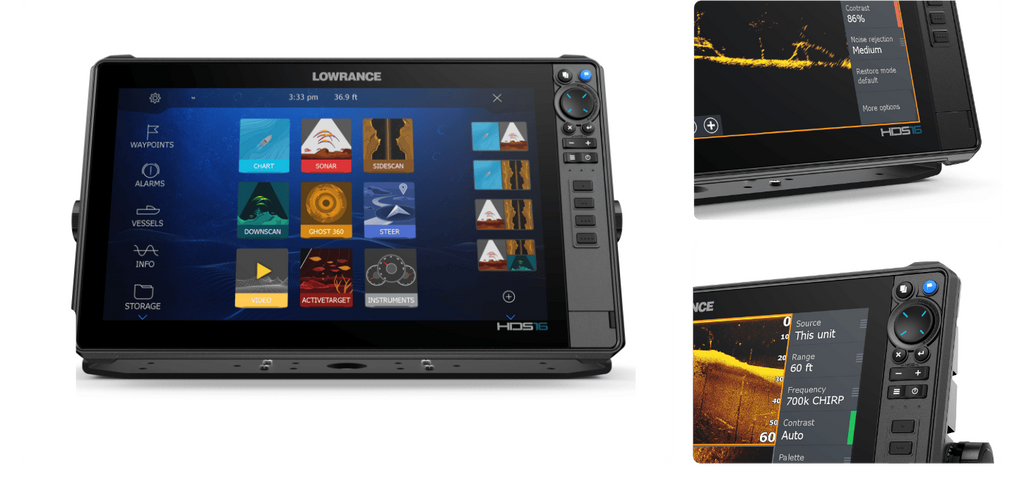 Lowrance HDS PRO Fishfinders and Chartplotters with C-MAP DISCOVER OnBoard