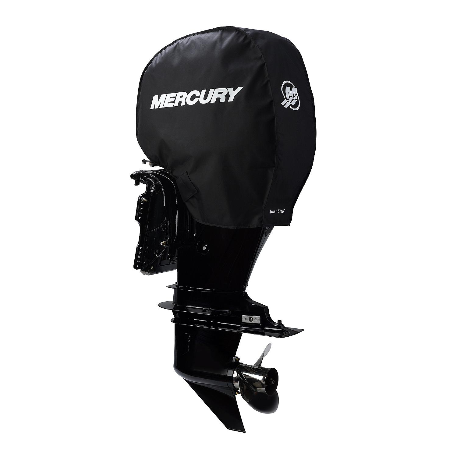 Mercury Tow N Stow Outboard Cover for  FourStroke Engines, Black