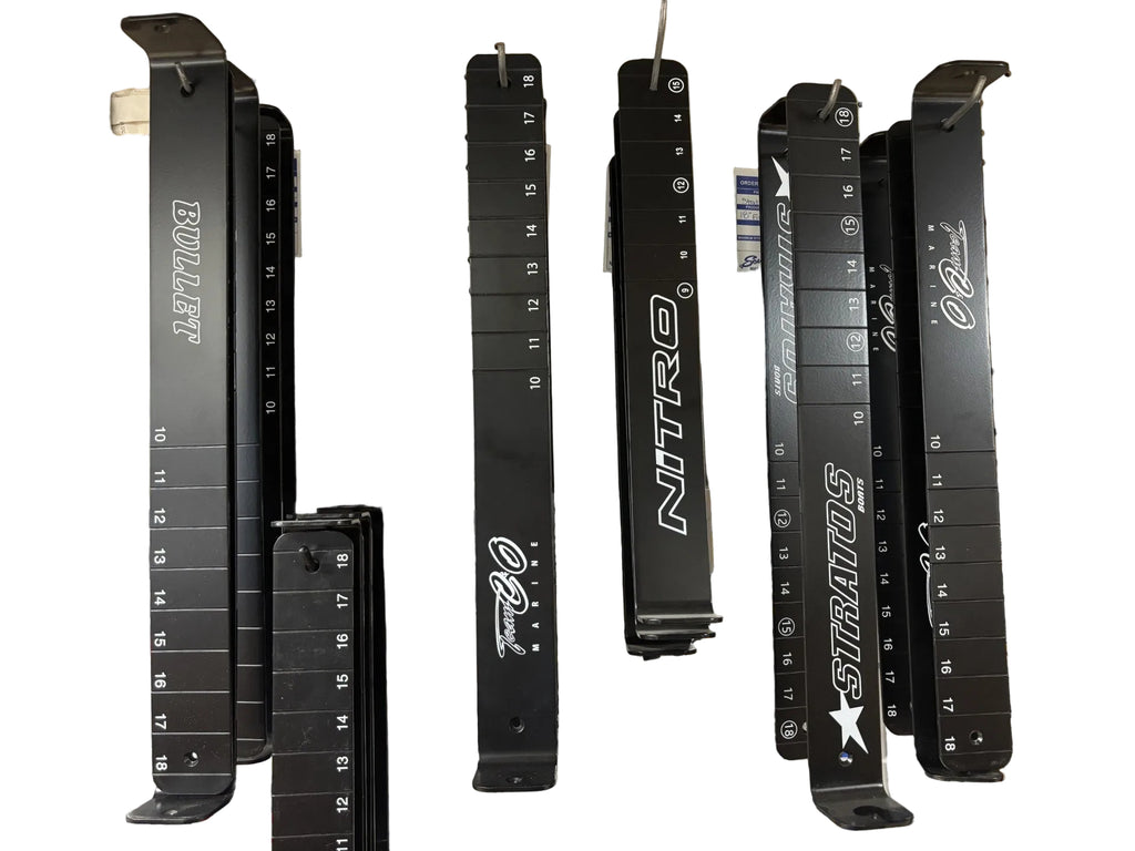 Bass Boat Brand Measuring Boards