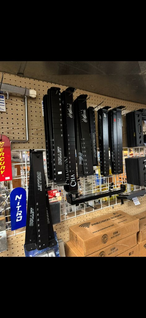 Bass Boat Brand Measuring Boards