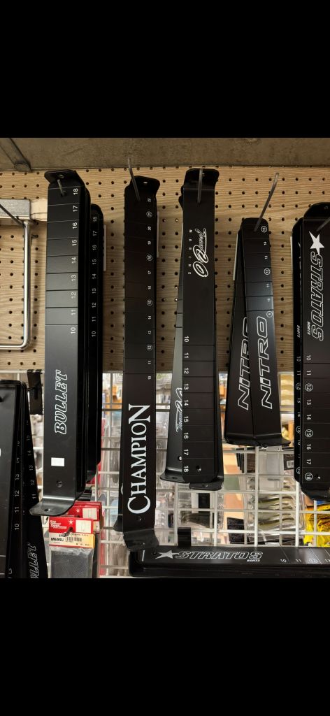 Bass Boat Brand Measuring Boards