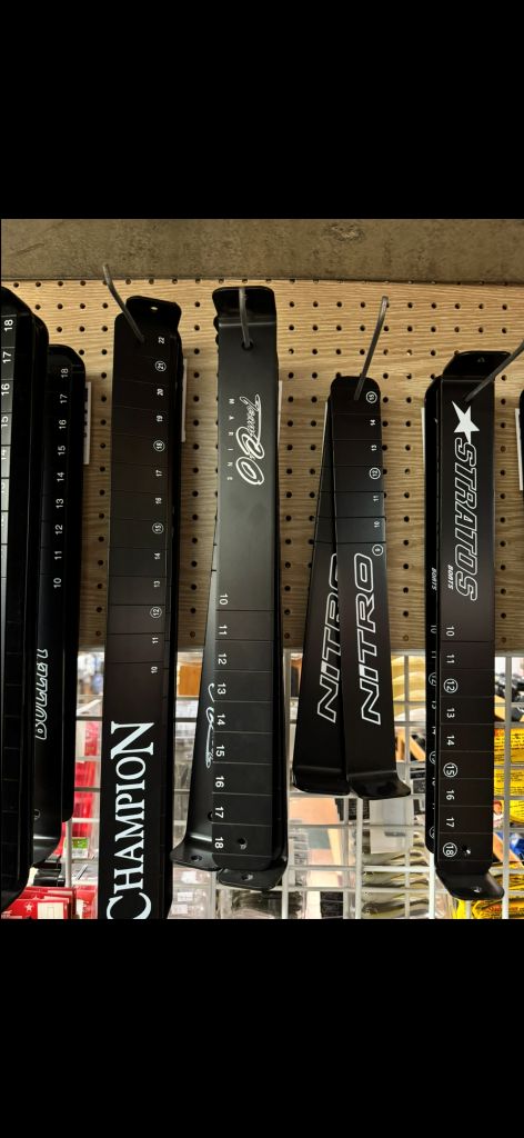 Bass Boat Brand Measuring Boards