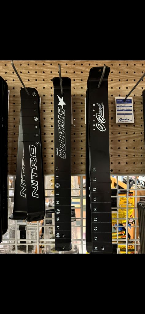 Bass Boat Brand Measuring Boards