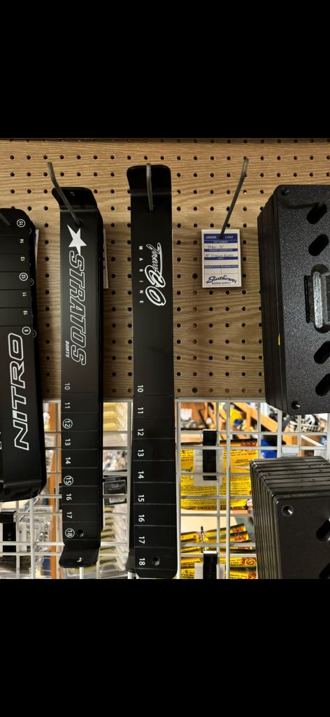 Bass Boat Brand Measuring Boards