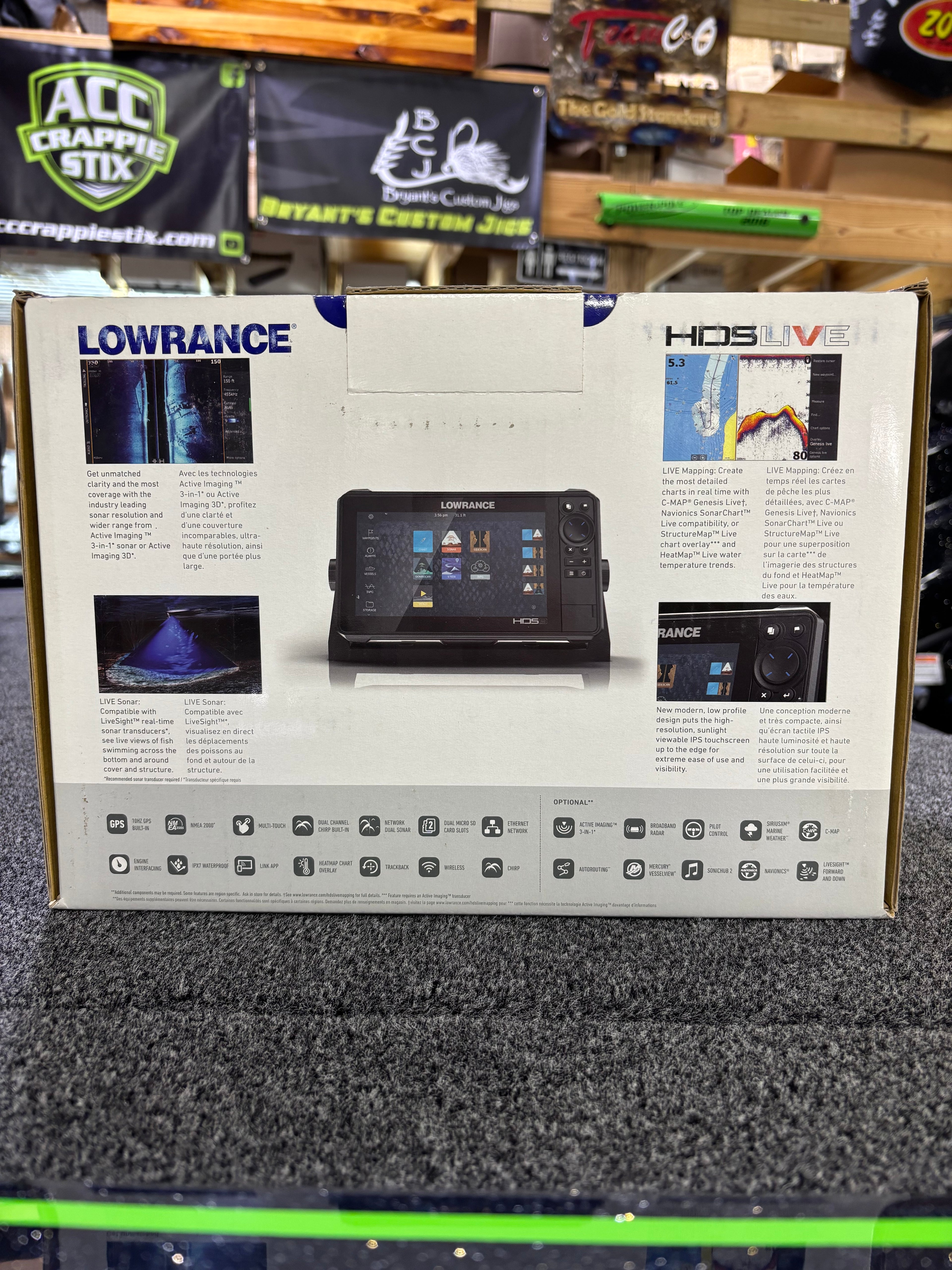 Lowrance Fishfinder HDS-9 LIVE AMER NOXD