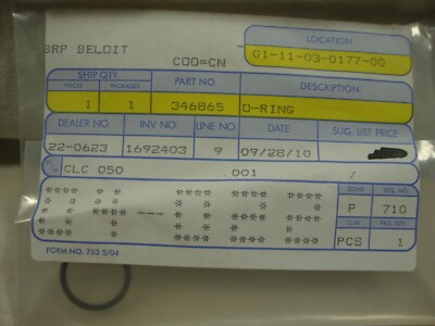 OMC Evinrude Johnson O-Ring