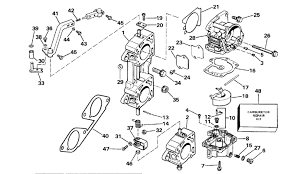 OMC Evinrude Johnson Carb Body