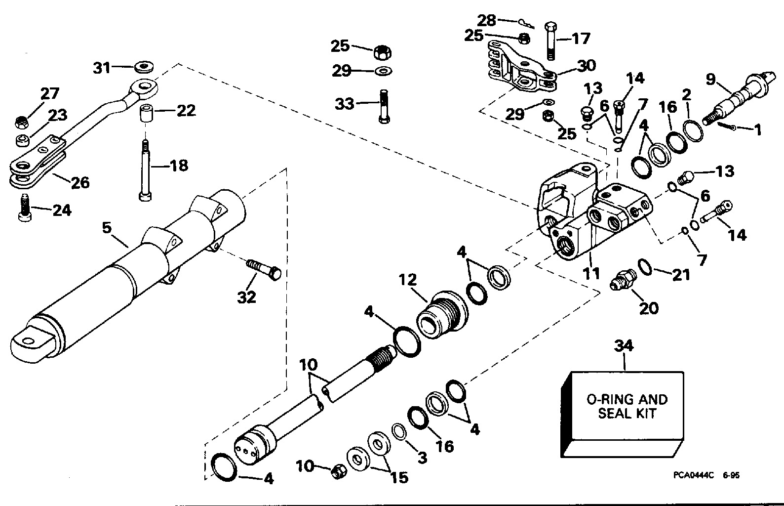 OMC Evinrude Johnson Spool Assembly