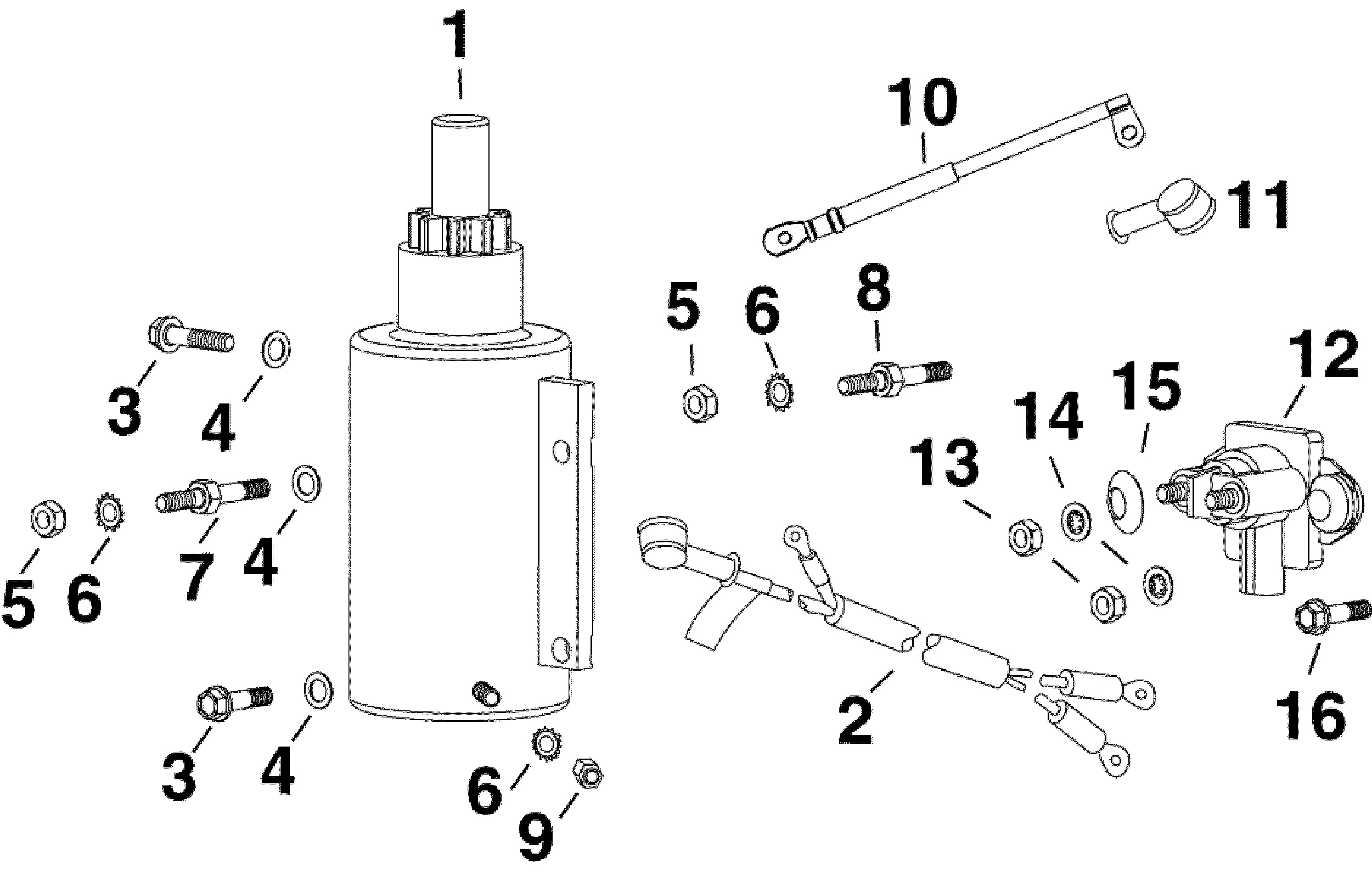 OMC Evinrude Johnson Start Solenoid Assembly