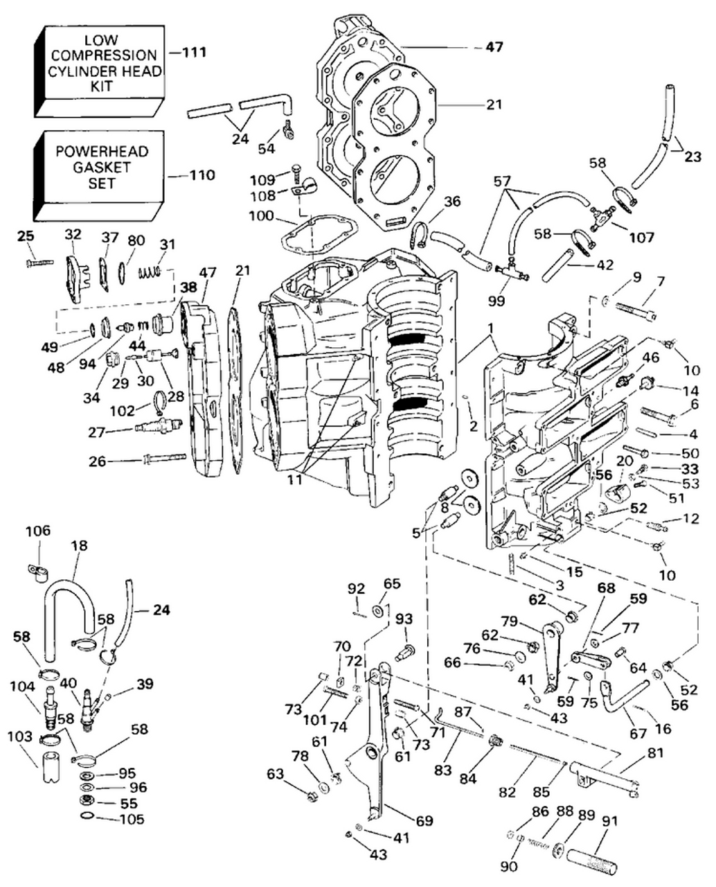 OMC Evinrude Johnson Switch Assembly