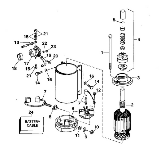 OMC Evinrude Johnson Armature Assembly