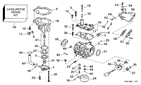 OMC Evinrude Johnson Carburetor Kit