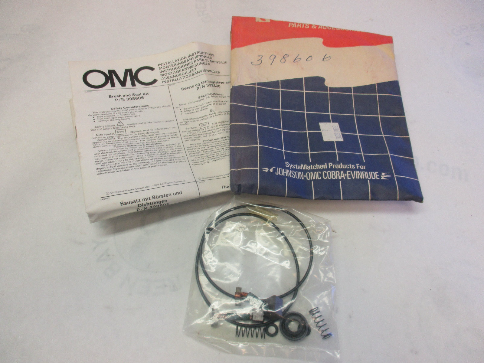 OMC Evinrude Johnson Brush Seal Kit