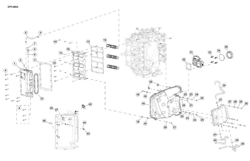 OMC Evinrude Johnson Reed Box