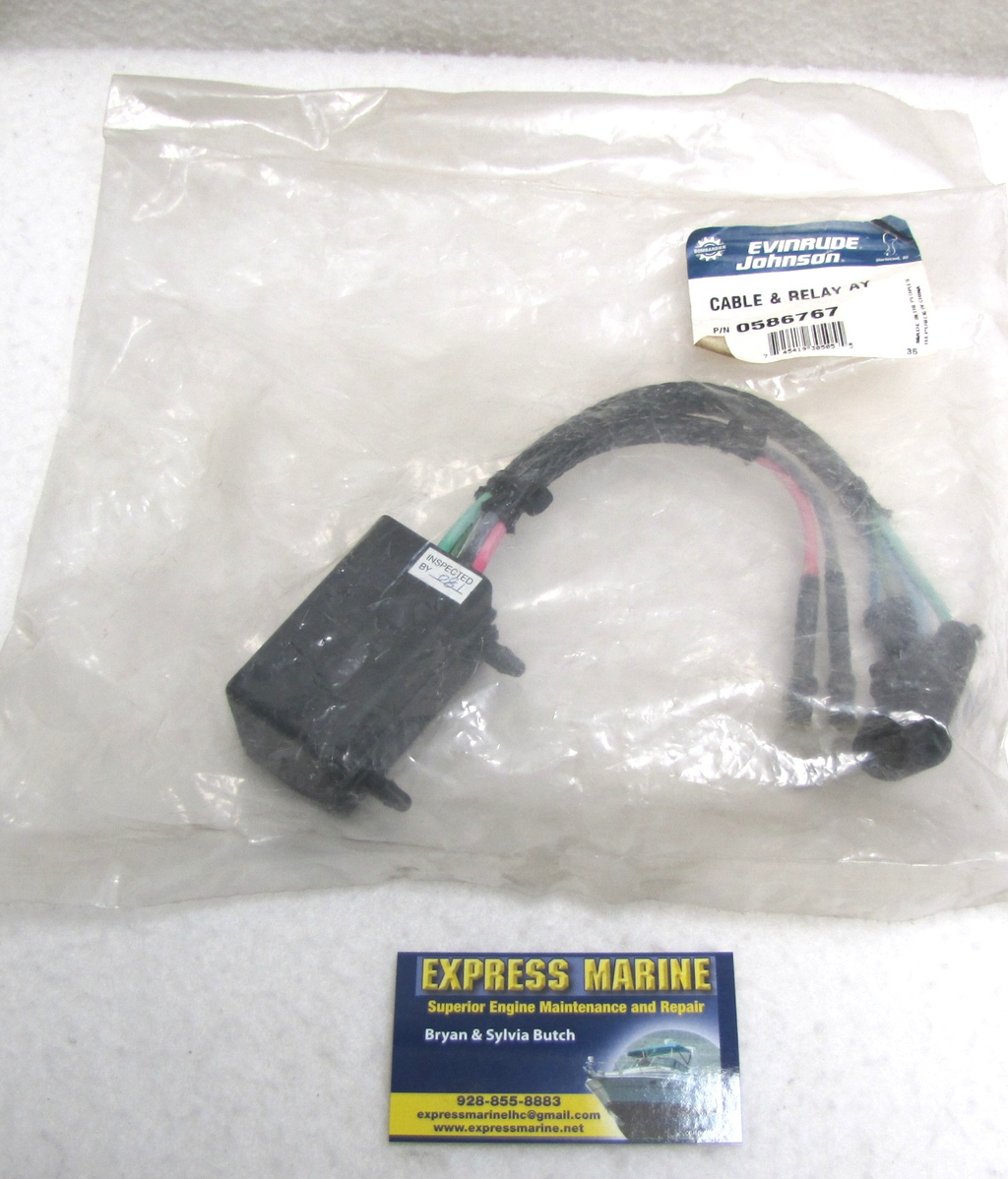 OMC Evinrude Johnson Cable and Relay Assembly