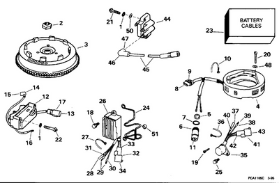 OMC Evinrude Johnson Rect Regulator