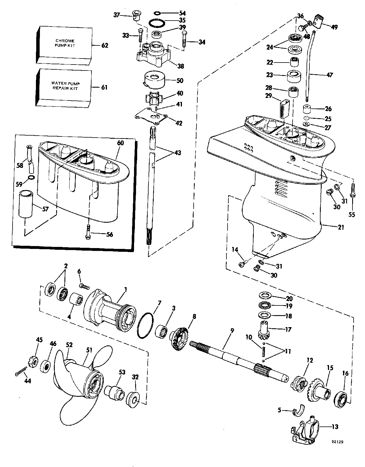 OMC Evinrude Johnson Kit Assembly