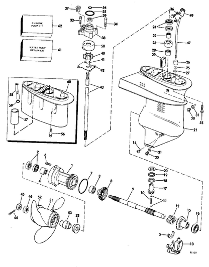 OMC Evinrude Johnson Kit Assembly
