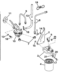 OMC Evinrude Johnson Manufacture Assembly Fuel Inlet