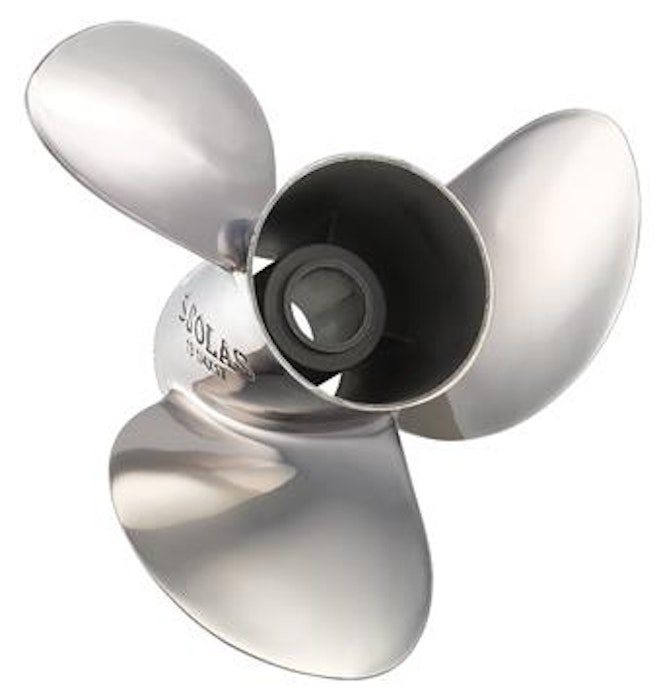 Solas Rubex NS3 Series E Interchangeable Hub Propeller for 115+ Hp