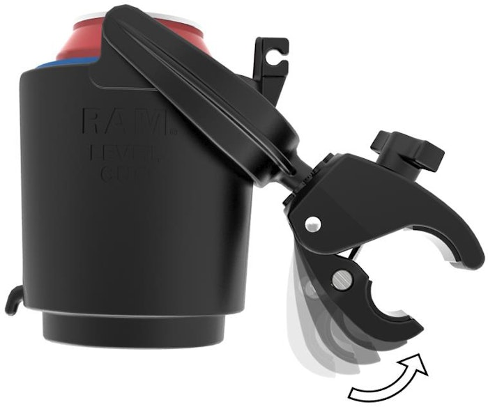 RAM Mounts RAM Tough Claw Mount With Cup Drink Holder