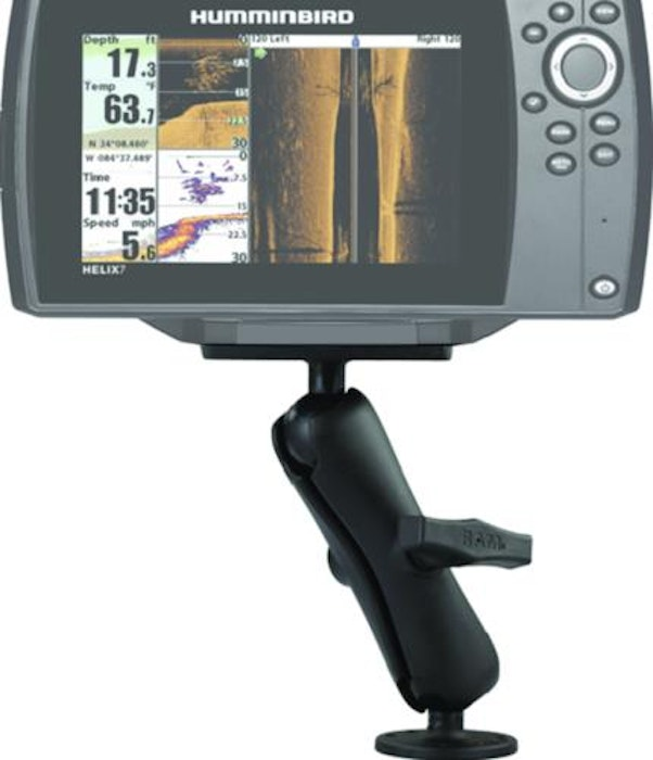 RAM Mounts RAM 2.5in. Round Base with the AMPs Hole Pattern & 1in. Ball