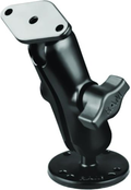 RAM Mounts 1in. Ball Mount With Double Socket Arm & Round Base