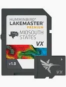 Humminbird LakeMaster Premium Digital GPS Maps (VX Technology)
