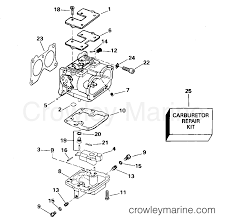 OMC Evinrude Johnson Carburetor Assembly 115